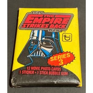 1980 Topps Star Wars Empire Strikes Back Series 3 Trading Card Pack